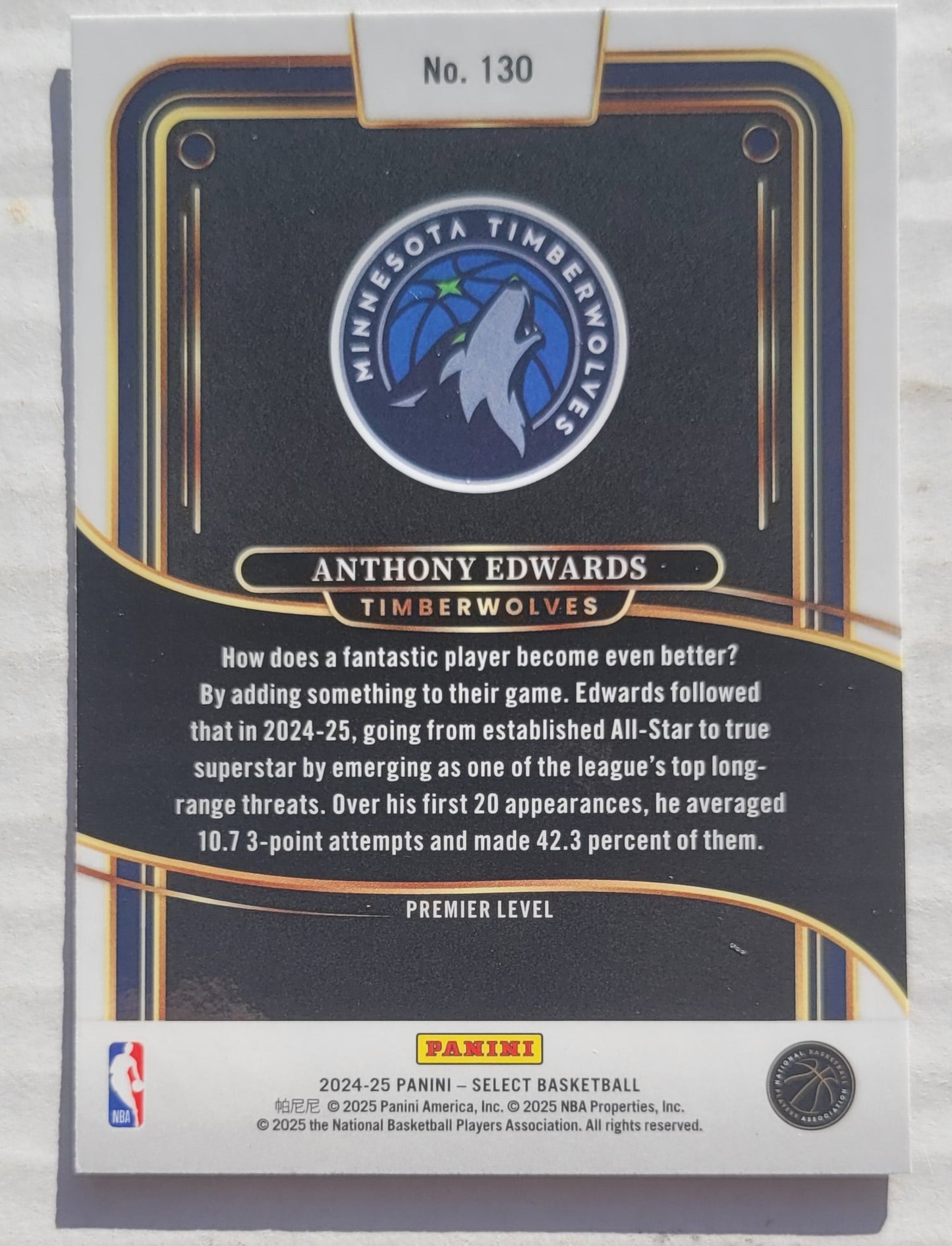 Anthony Edwards - 2024-25 Select #130