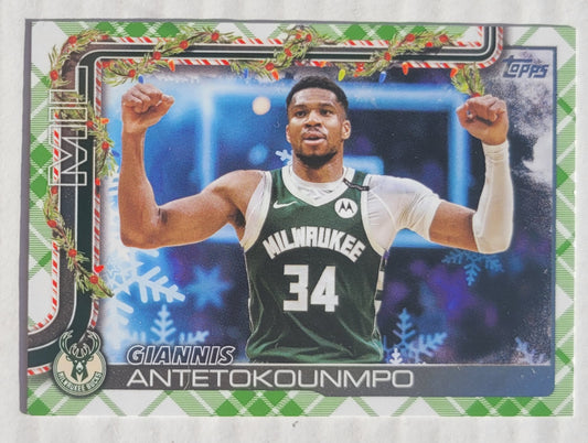 Giannis Antetokounmpo - 2025-26 Topps Holiday Plaid #H43