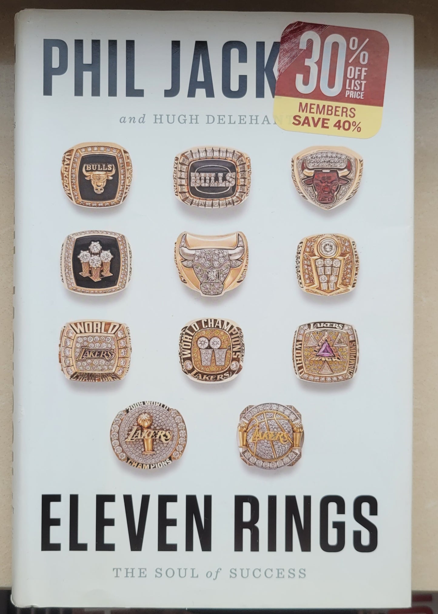 Phil Jackson - Eleven Rings (hard cover)