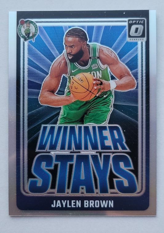 Jaylen Brown - 2024-25 Donruss Optic Winner Stays Holo #7