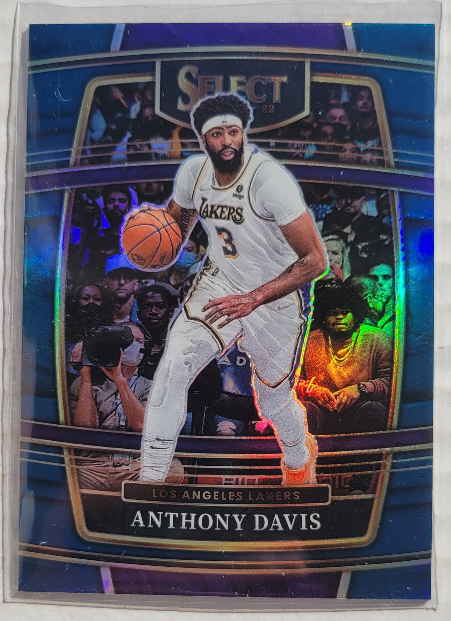 Anthony Davis - 2021-22 Select Prizms Blue #39