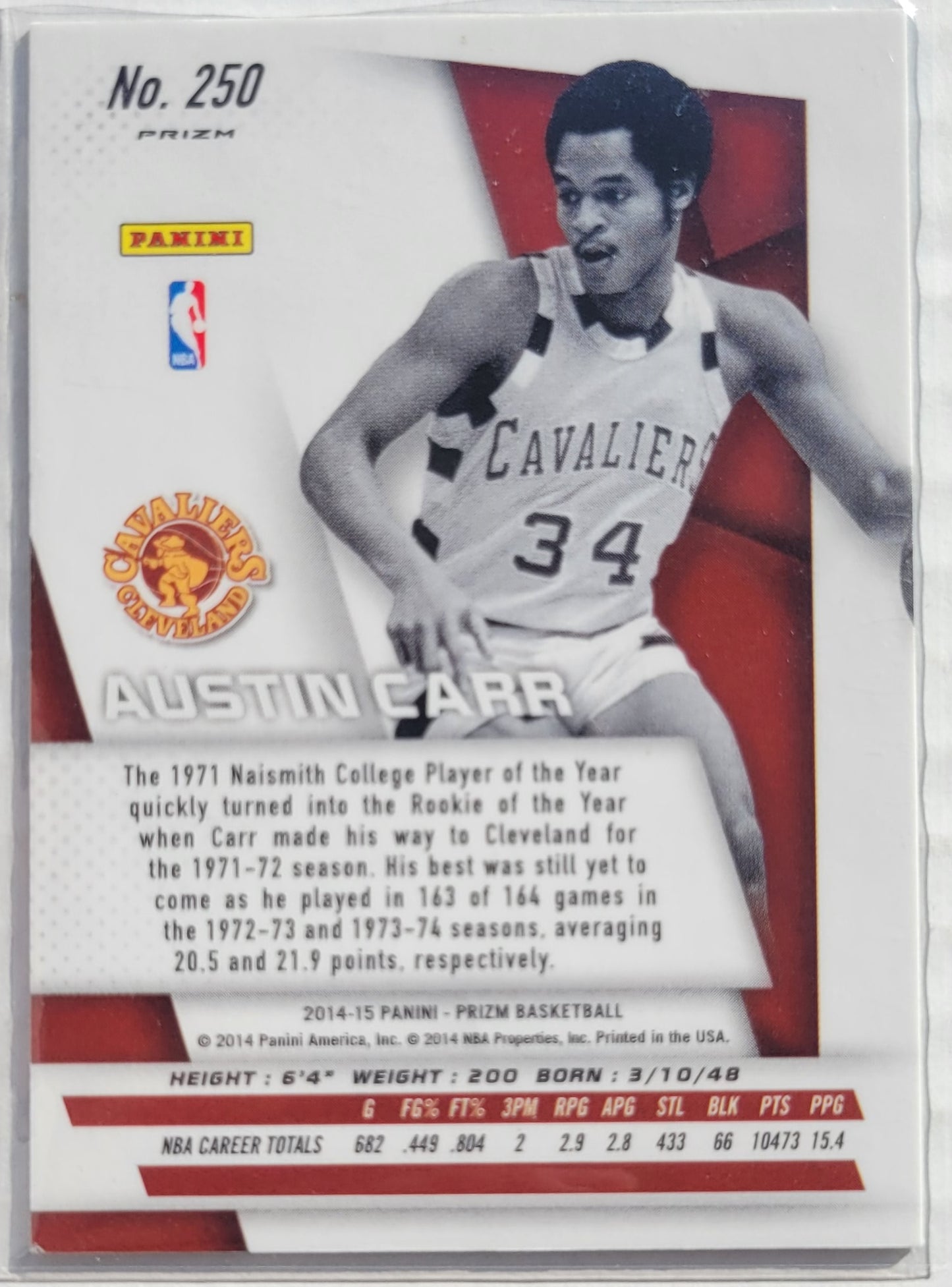 Austin Carr - 2014-15 Panini Prizm Prizms Green #250