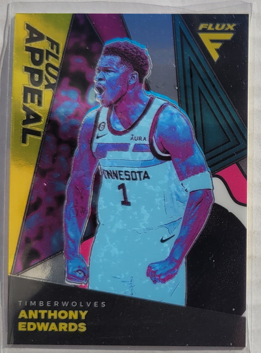 Anthony Edwards - 2022-23 Panini Flux Flux Appeal #19