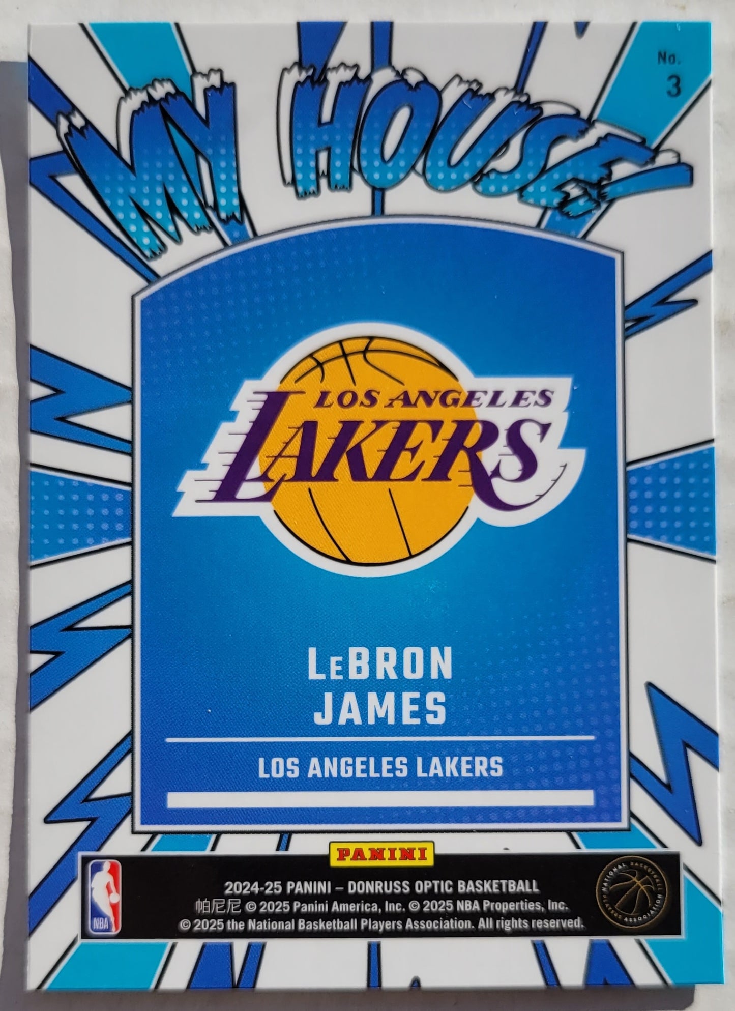 LeBron James - 2024-25 Donruss Optic My House #3