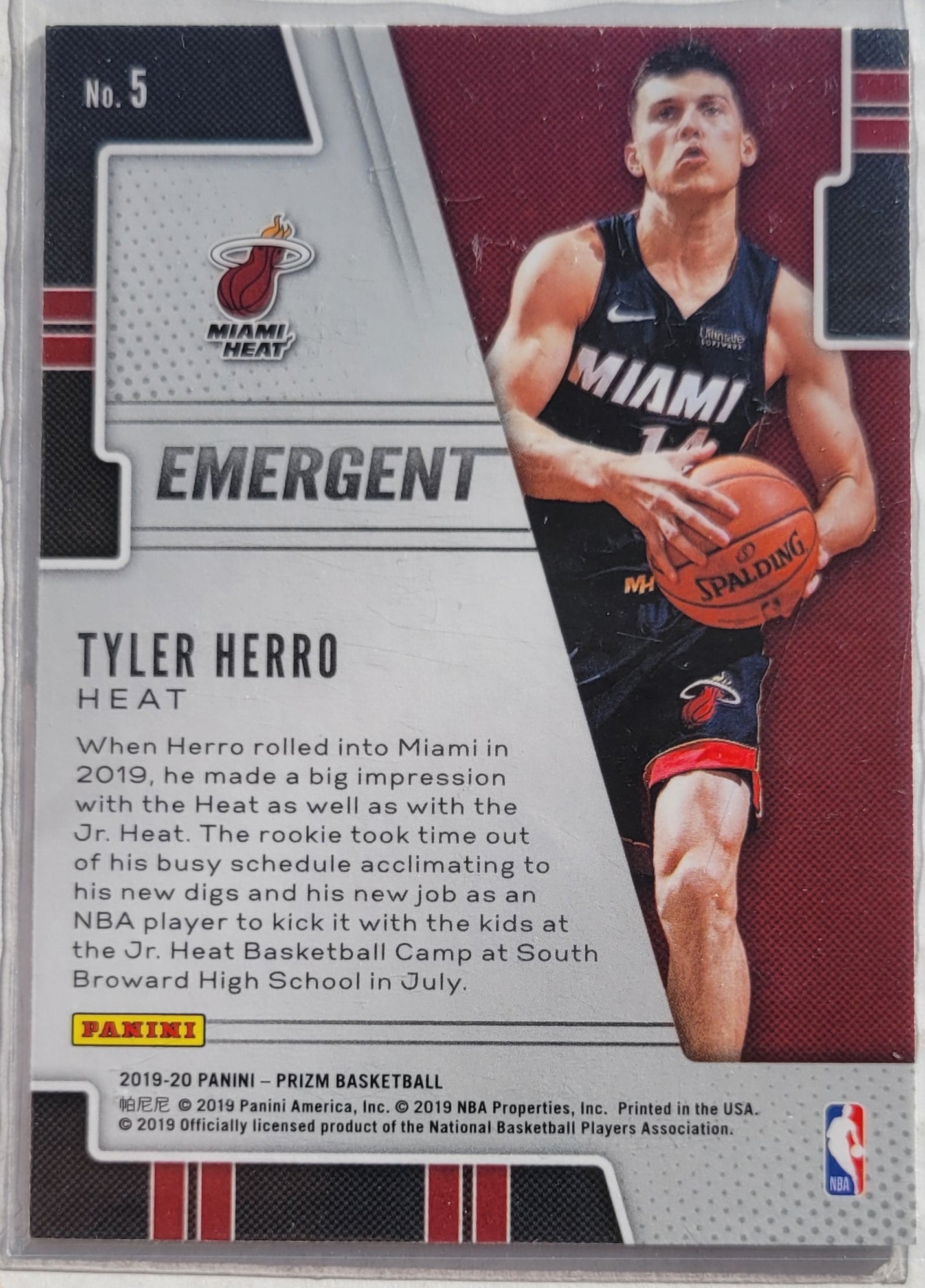 Tyler Herro - 2019-20 Panini Prizm Emergent #5