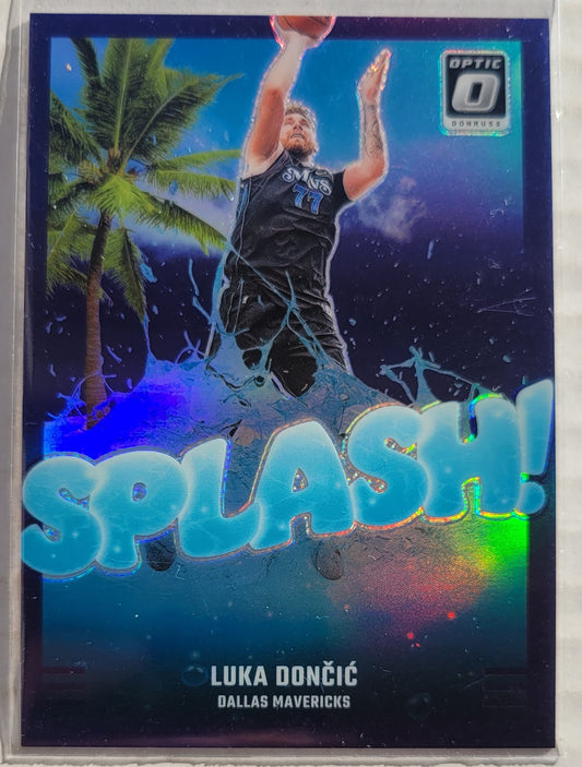 Luka Doncic - 2024-25 Donruss Optic Splash! Purple #1