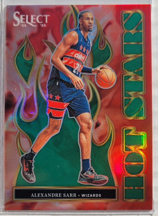Alexandre Sarr - 2024-25 Select Hot Stars Green Prizms #10