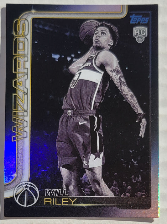 Will Riley - 2025-26 Topps Blackout #221 RC