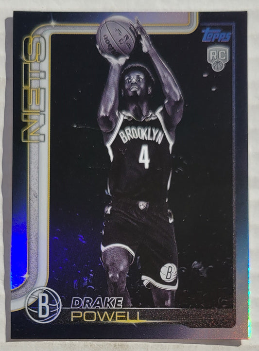 Drake Powell - 2025-26 Topps Blackout #222 RC