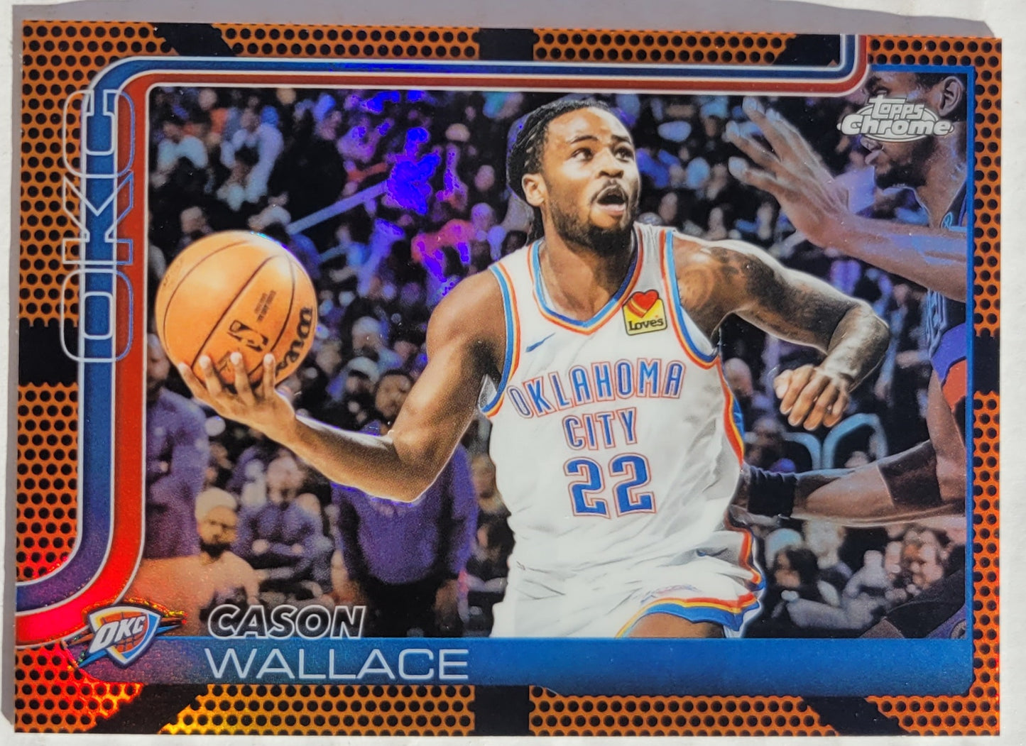 Cason Wallace - 2025-26 Topps Chrome Basketball Refractors #191