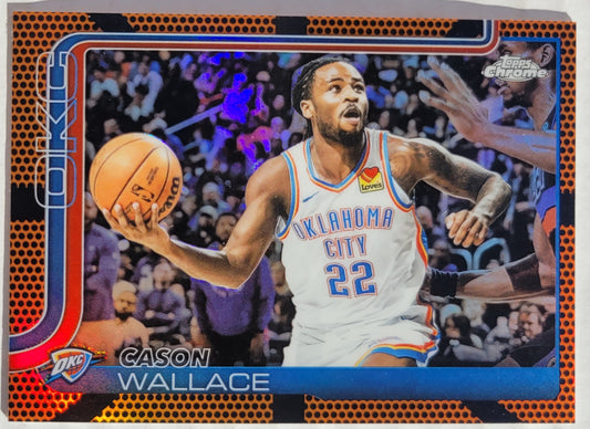 Cason Wallace - 2025-26 Topps Chrome Basketball Refractors #191