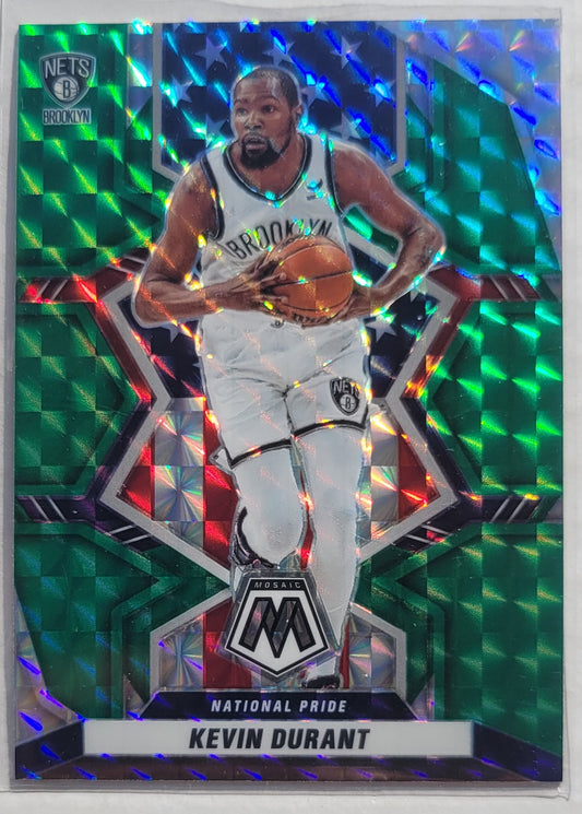 Kevin Durant - 2021-22 Panini Mosaic Mosaic Green #248 NP