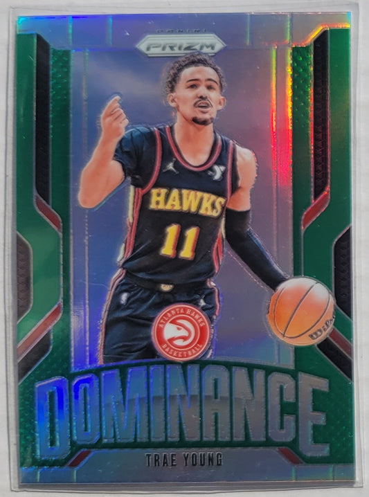 Trae Young - 2024-25 Panini Prizm Dominance Prizms Green #20