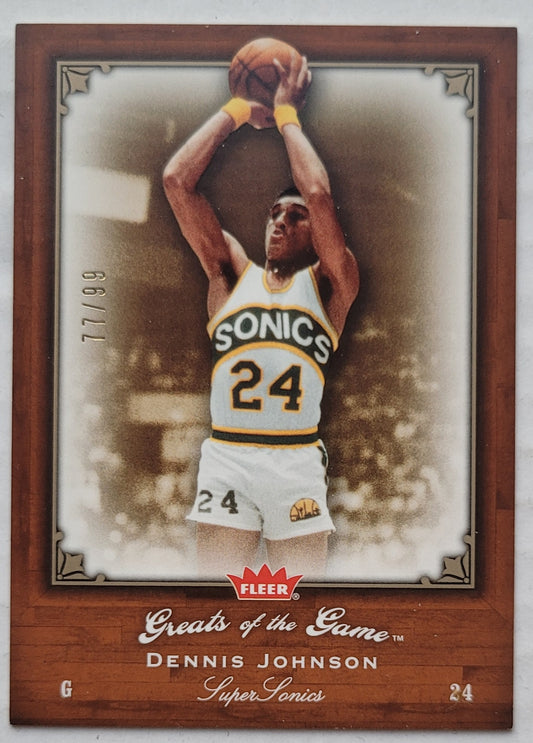 Dennis Johnson - 2005-06 Greats of the Game Gold #49 - 77/99