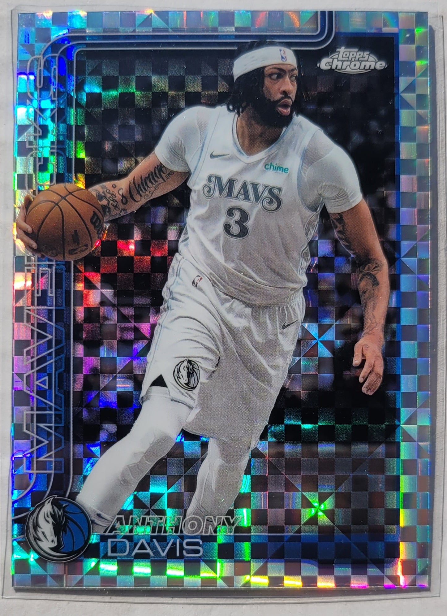 Anthony Davis - 2025-26 Topps Chrome X-Fractors #96