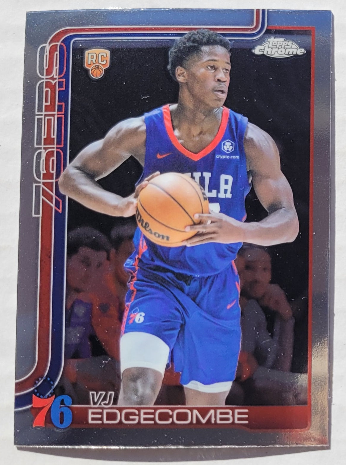 VJ Edgecombe - 2025-26 Topps Chrome #253 RC