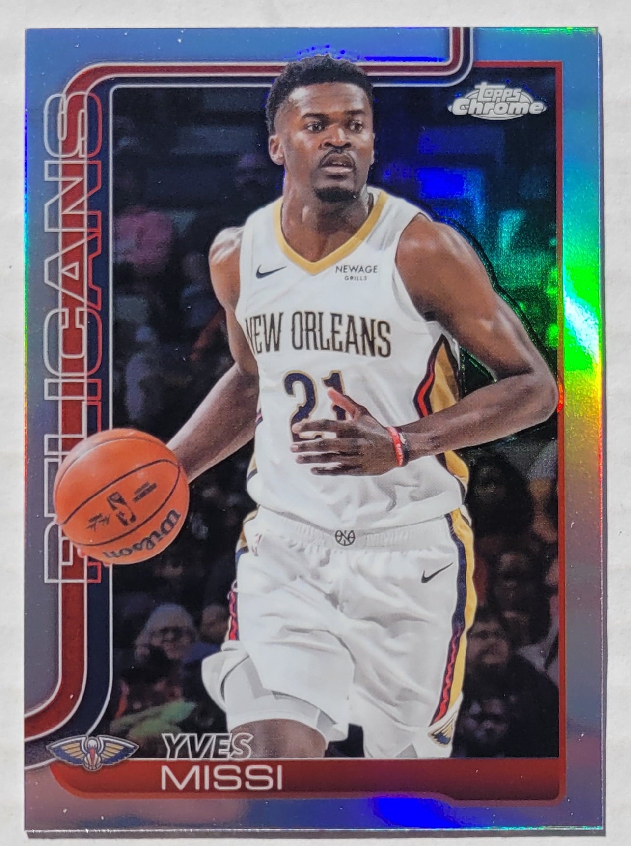 Yves Missi - 2025-26 Topps Chrome Refractors #102