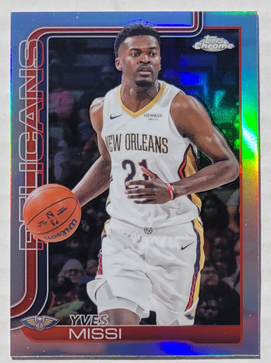Yves Missi - 2025-26 Topps Chrome Refractors #102