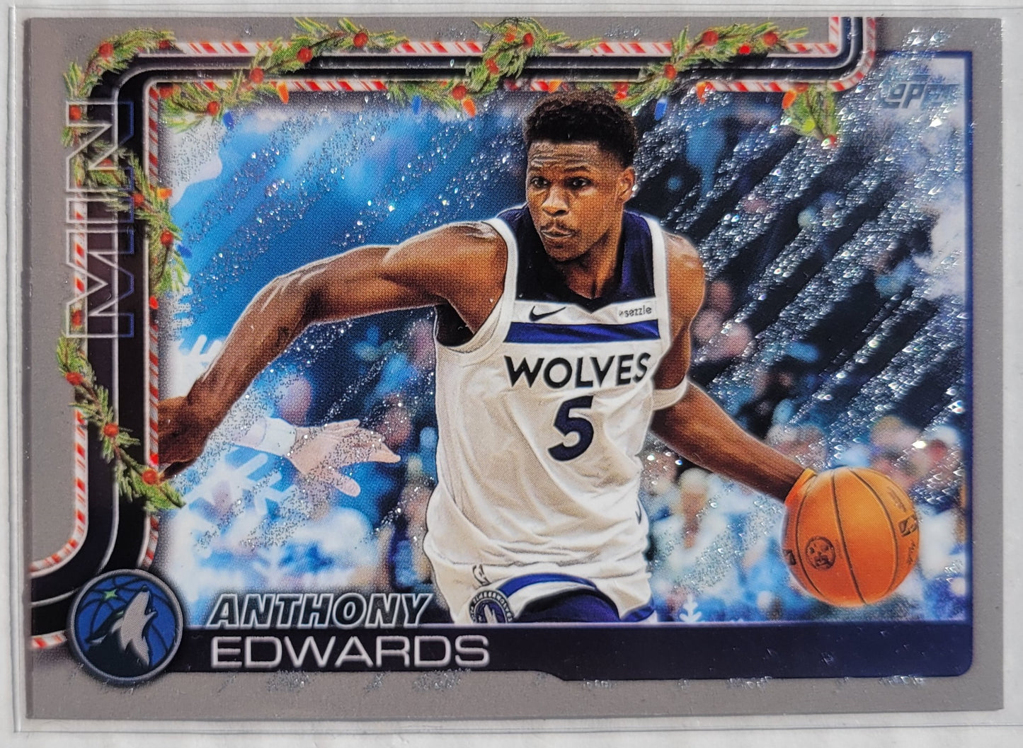 Anthony Edwards - 2025-26 Topps Holiday Glitter Holiday #H84
