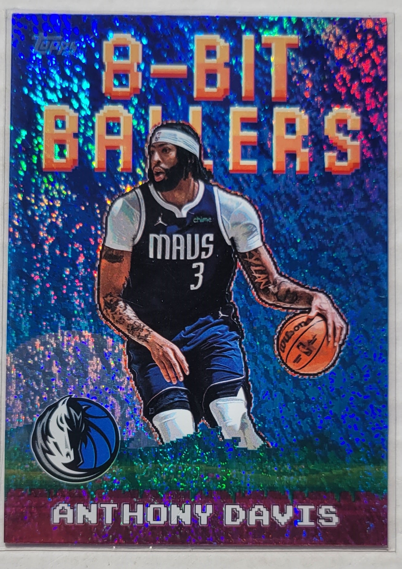 Anthony Davis - 2025-26 Topps 8-Bit Ballers Holo Foil #8B5