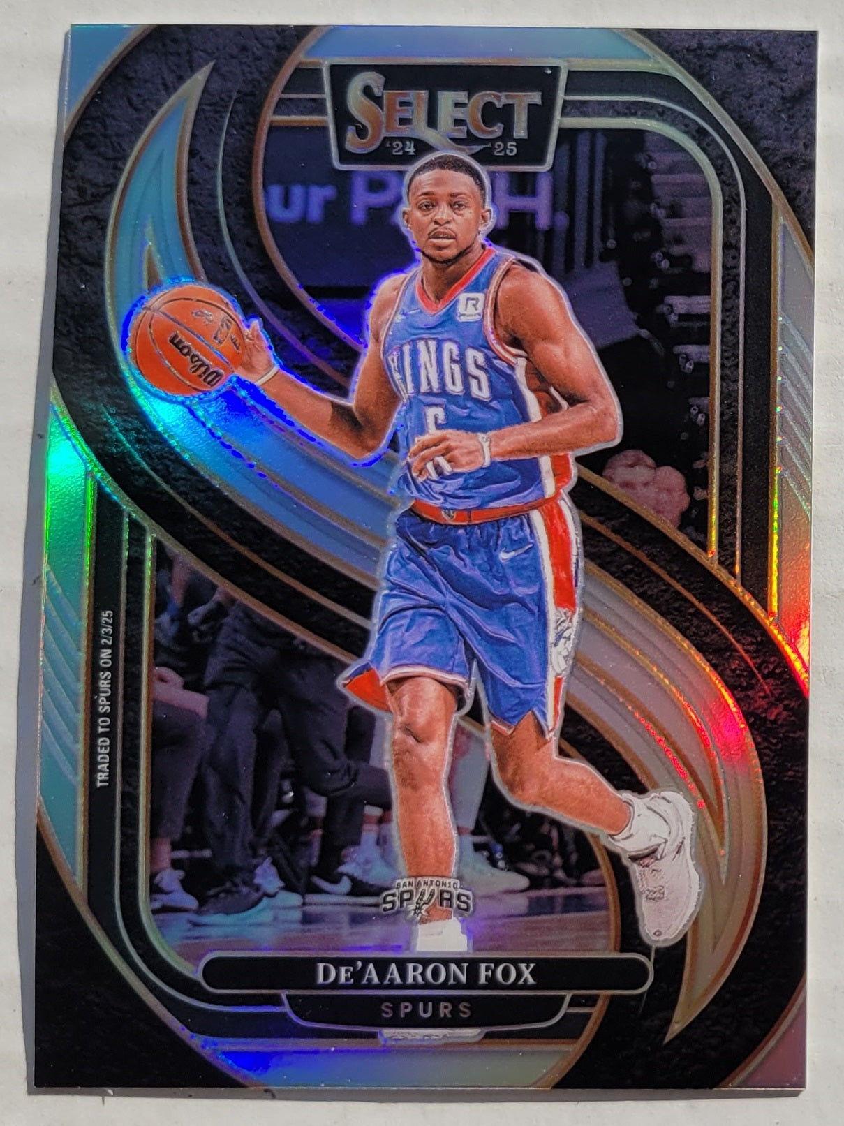 De'Aaron Fox - 2024-25 Select Silver Prizms #150