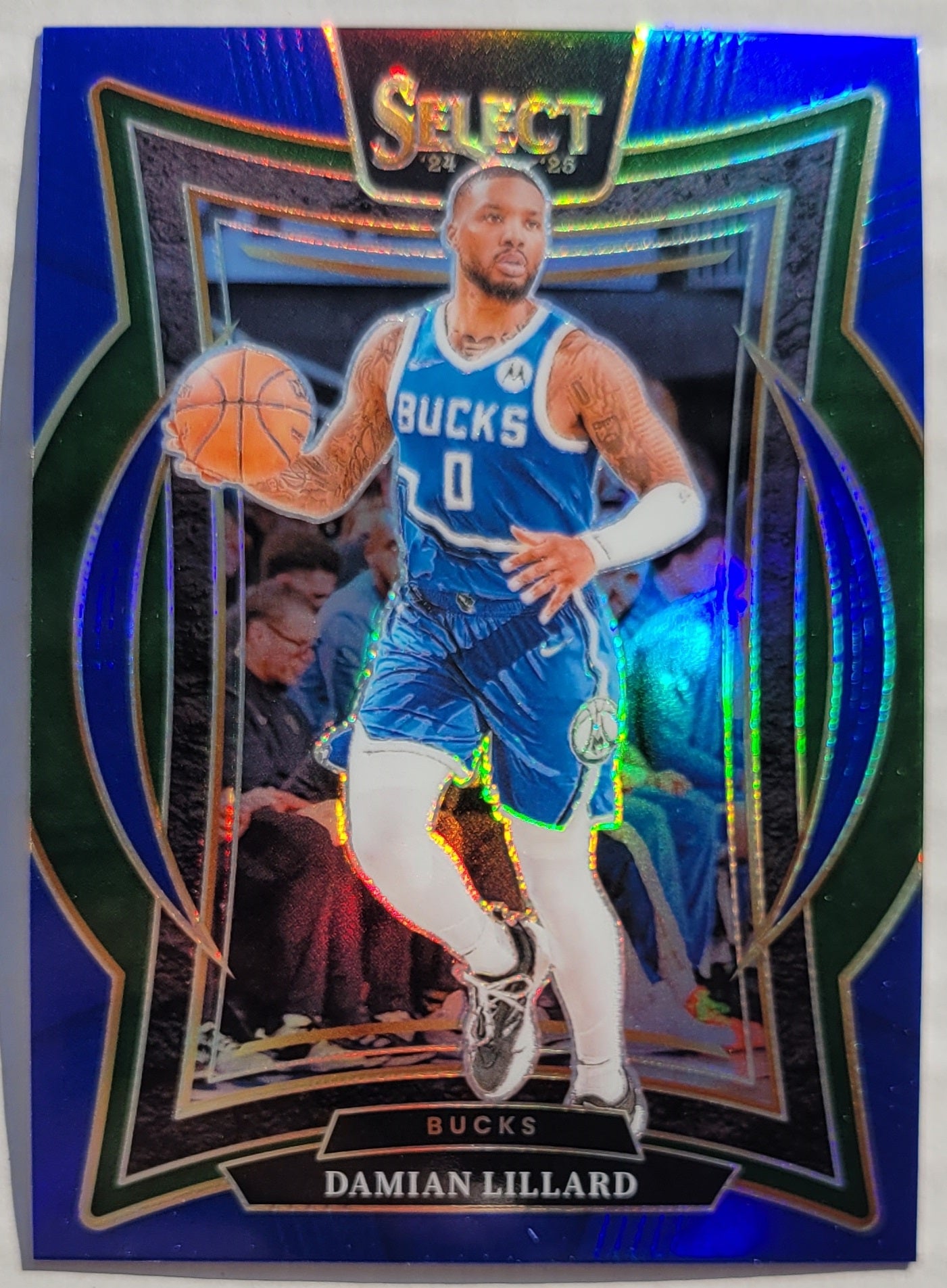 Damian Lillard - 2024-25 Select Blue Prizms #55