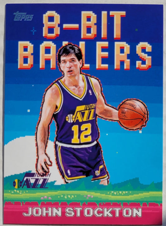 John Stockton - 2025-26 Topps 8-Bit Ballers #8B24