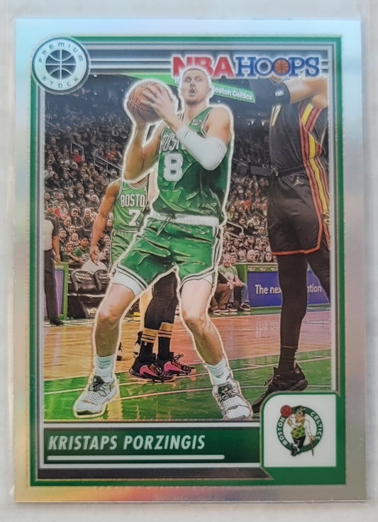 Kristaps Porzingis - 2023-24 Hoops Premium Stock Silver Prizm #2