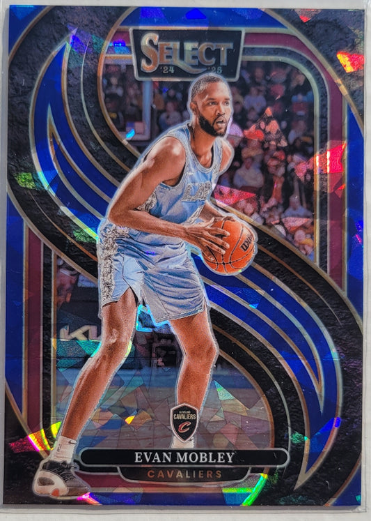 Evan Mobley - 2024-25 Select Red Cracked Ice Prizms #112