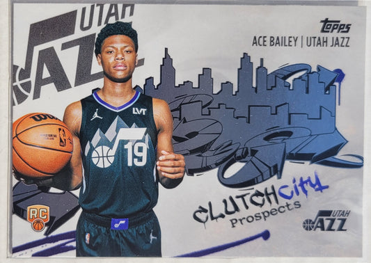 Ace Bailey - 2025-26 Topps Clutch City Prospects #CC5