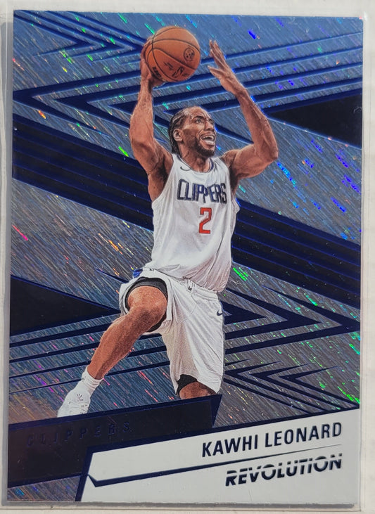 Kawhi Leonard - 2024-25 Panini Revolution Blue Storm #74