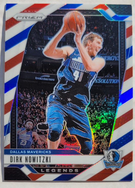 Dirk Nowitzki - 2024-25 Panini Prizm Prizms Red White and Blue #272