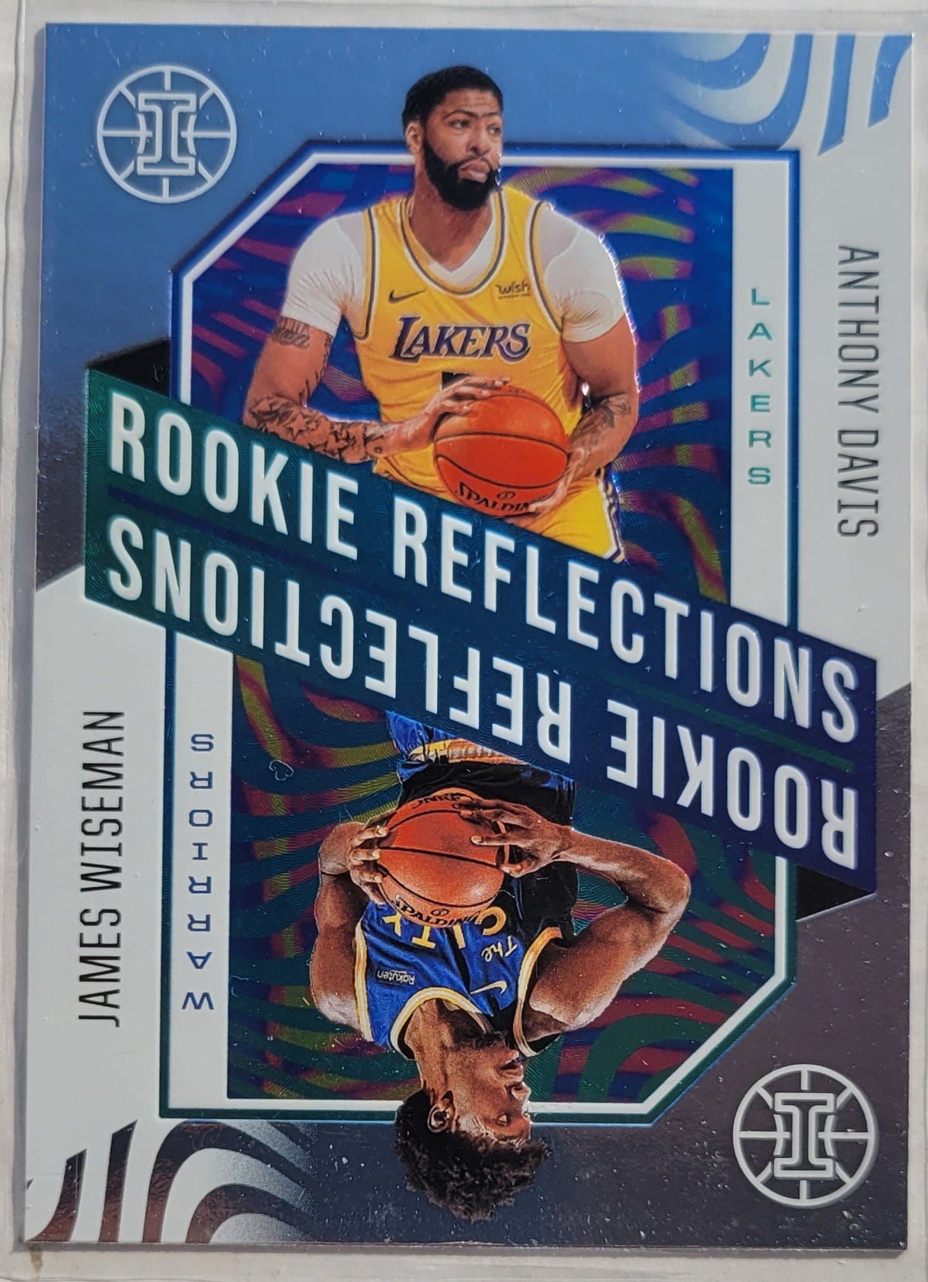 James Wiseman / Anthony Davis - 2020-21 Panini Illusions Rookie Reflections #17