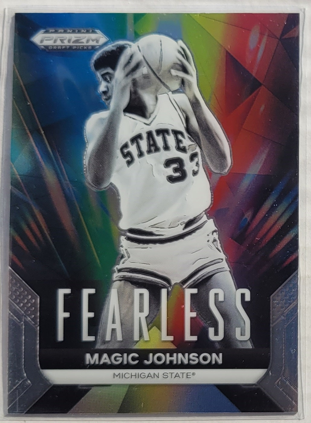 Magic Johnson - 2024-25 Panini Prizm Draft Picks Fearless #13