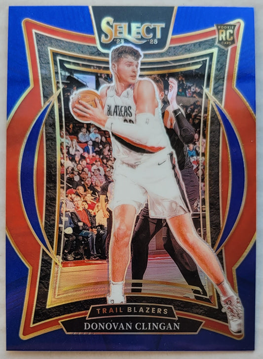 Donovan Clingan - 2024-25 Select Blue Prizms #69 RC