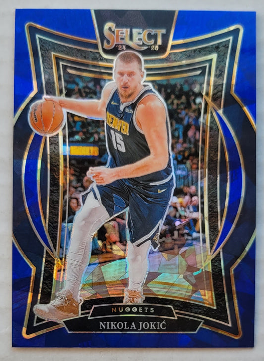 Nikola Jokic - 2024-25 Select Blue Cracked Ice Prizms #14
