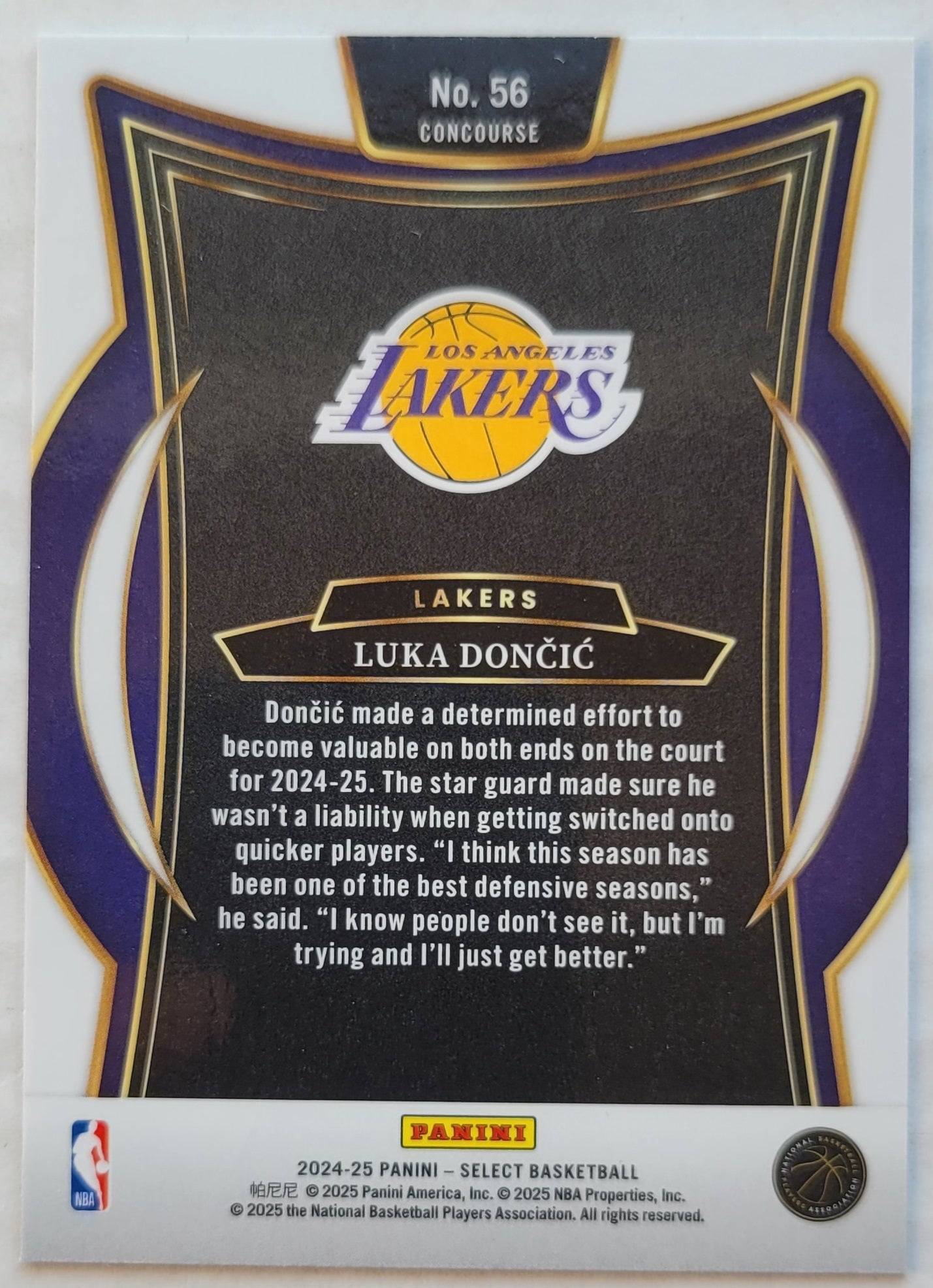 Luka Doncic - 2024-25 Select Blue #56