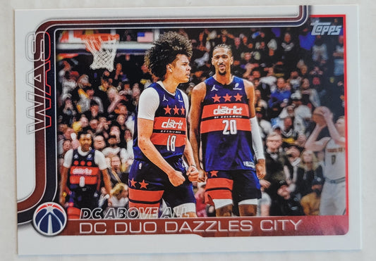 Kyshawn George / Alex Sarr - 2025-26 Topps #285 DC Above All