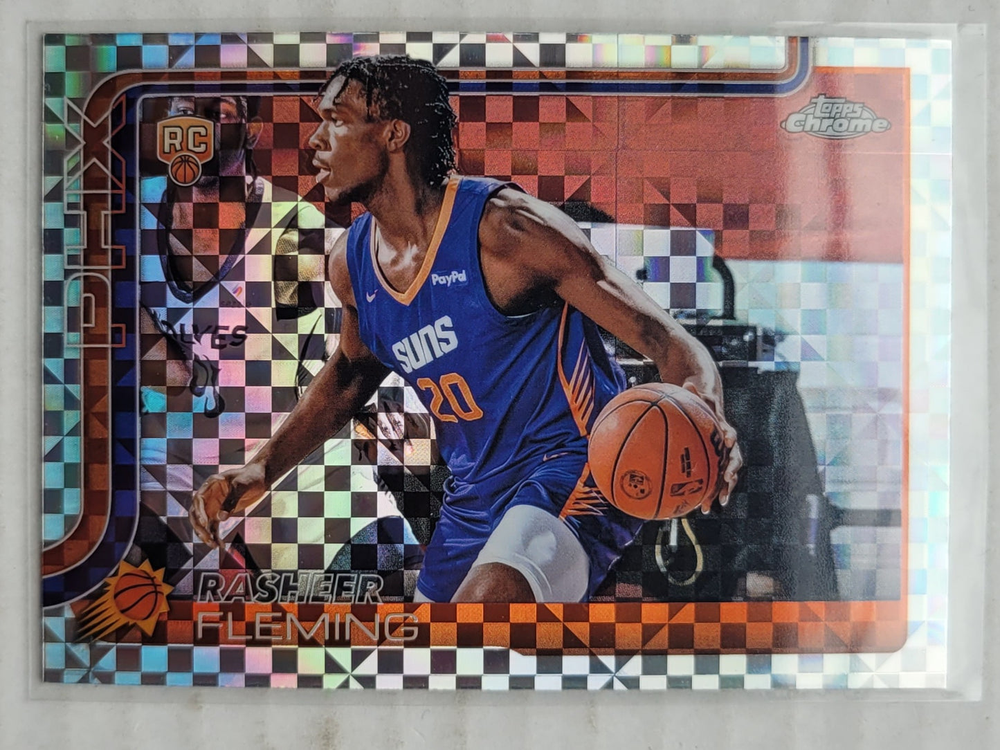 Rasheer Fleming - 2025-26 Topps Chrome X-Fractors #281 RC
