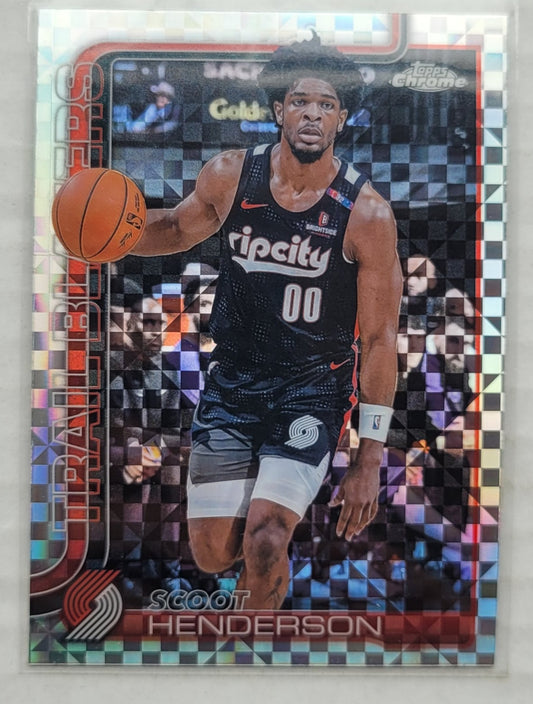Scoot Henderson - 2025-26 Topps Chrome X-Fractors #166