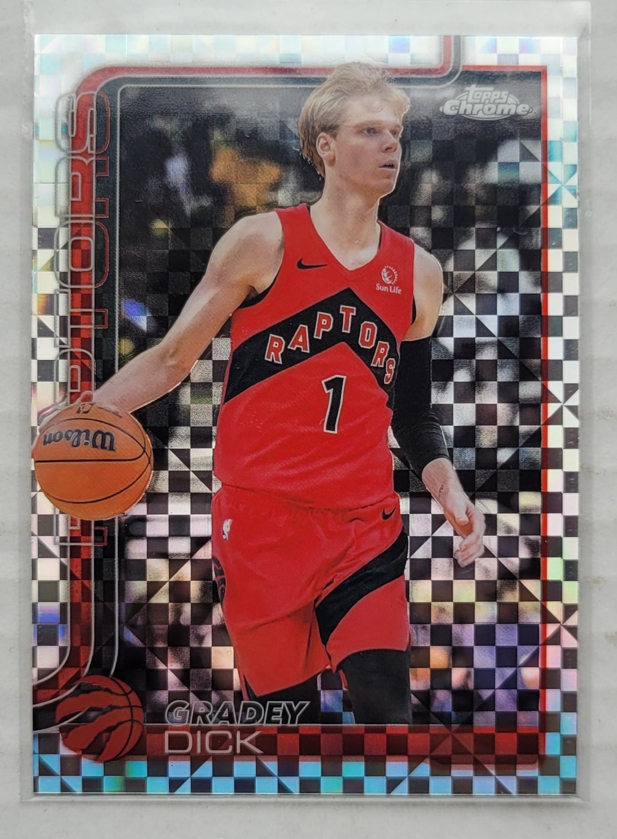 Gradey Dick - 2025-26 Topps Chrome X-Fractors #214