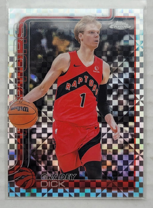 Gradey Dick - 2025-26 Topps Chrome X-Fractors #214