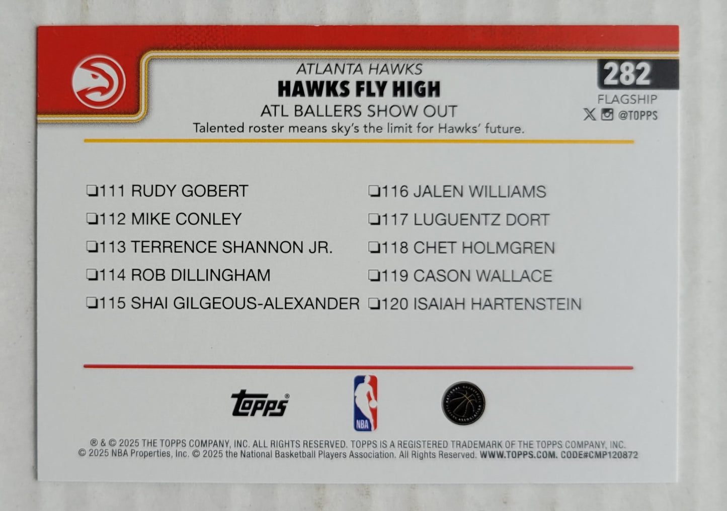 Trae Young / Zaccharie Risacher - 2025-26 Topps Rainbow Foilboard #282