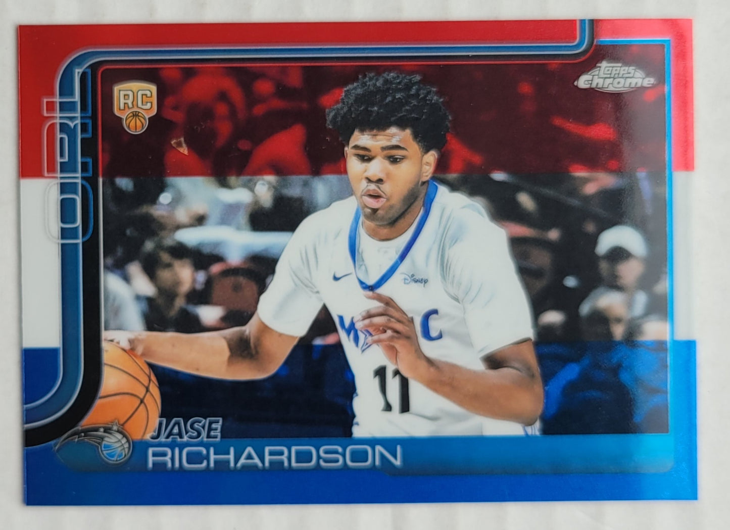 Jase Richardson - 2025-26 Topps Chrome Red White and Blue Refractors #275 RC