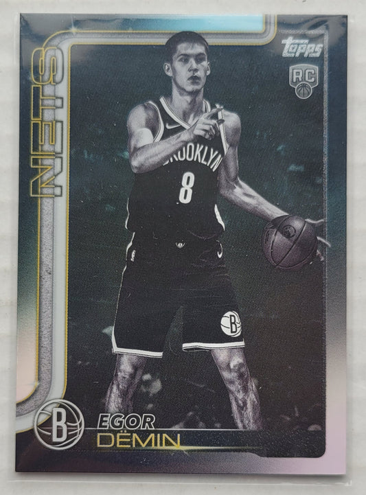 Egor Demin - 2025-26 Topps Blackout #208 RC