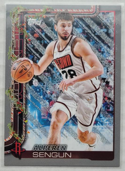 Alperen Sengun - 2025-26 Topps Holiday Glitter Holiday #H145
