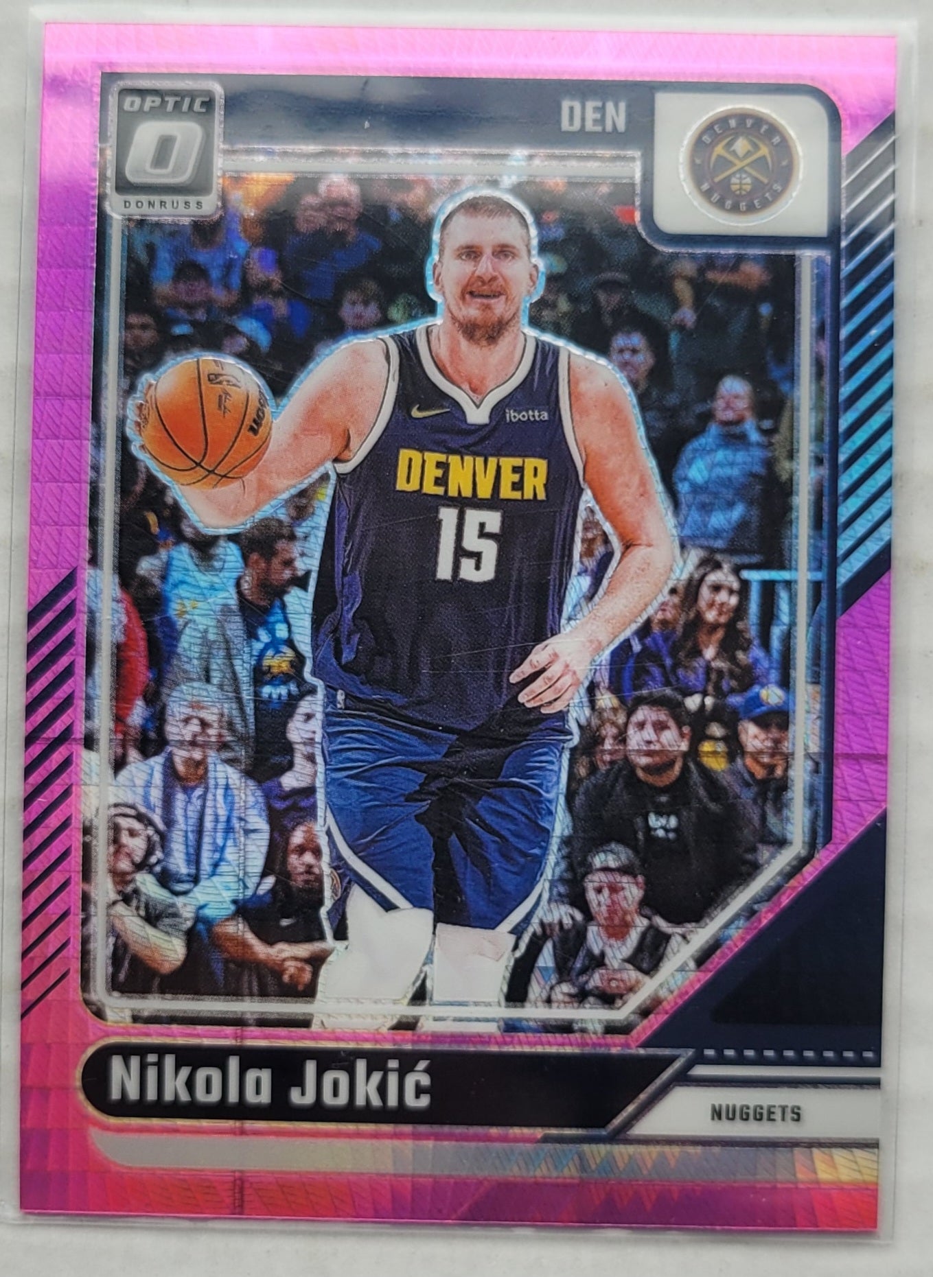 Nikola Jokic - 2024-25 Donruss Optic Hyper Pink #100