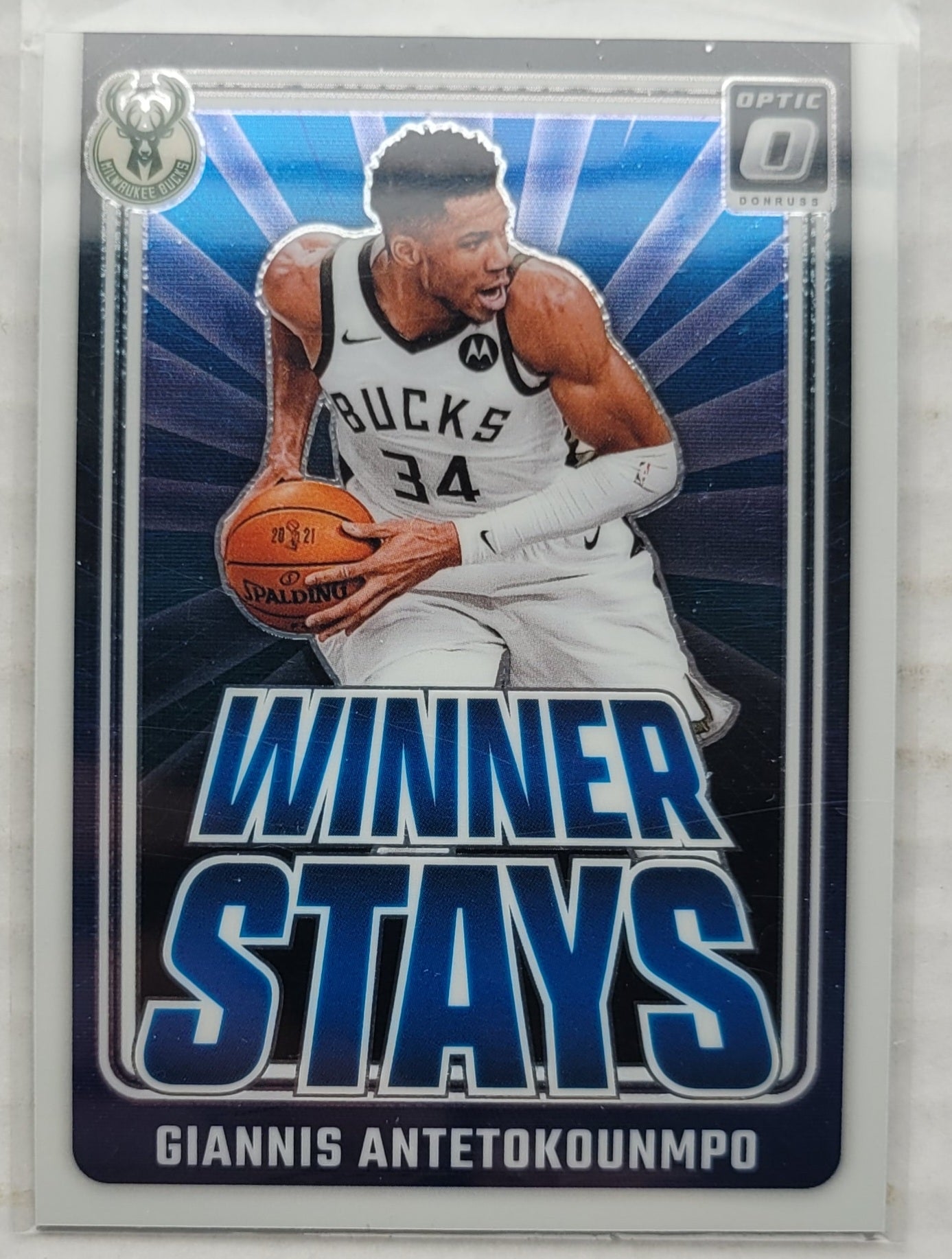 Giannis Antetokounmpo - 2024-25 Donruss Optic Winner Stays #4