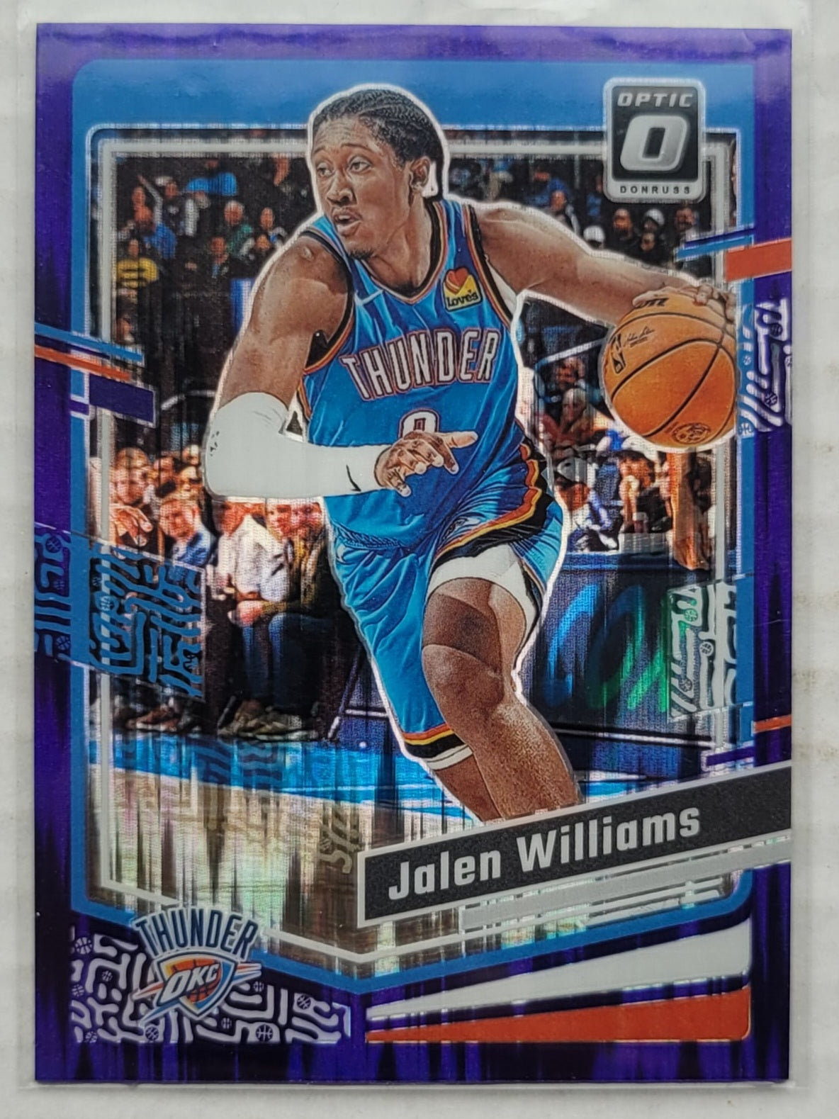 Jalen Williams - 2023-24 Donruss Optic Purple Shock #188