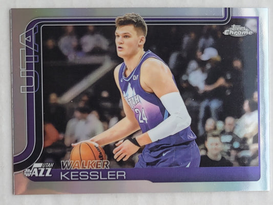 Walker Kessler - 2025-26 Topps Chrome Refractors #205